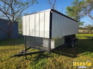 2021 76 Open Bbq Smoker Trailer Barbecue Food Trailer Hot Water Heater Texas for Sale