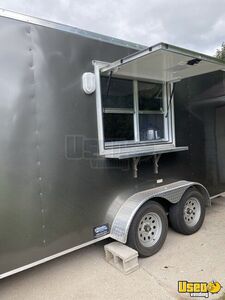 2021 7x16 Two Axle Kitchen Food Trailer Concession Window Michigan for Sale