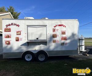 2021 7x16ta3 Food Concession Trailer Kitchen Food Trailer Ohio for Sale