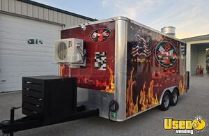 2021 8 X 16 Kitchen Food Trailer Air Conditioning Florida for Sale