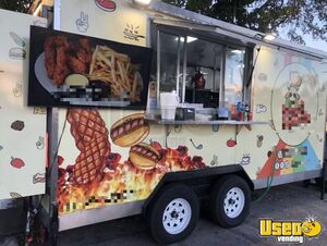 2021 8.5' X 20' Concession / Dual Axle Kitchen Food Trailer Air Conditioning Florida for Sale