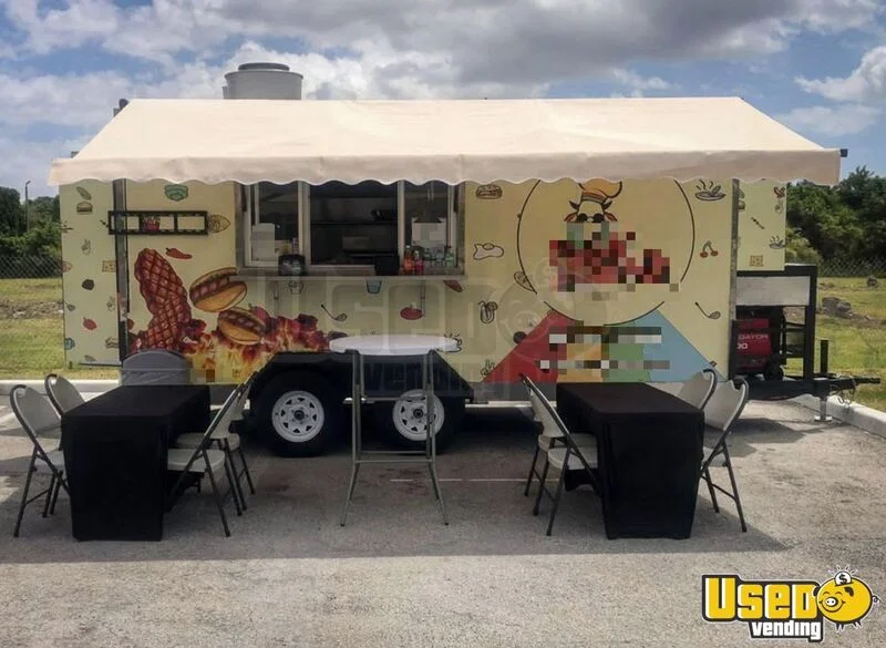2021 8.5' X 20' Concession / Dual Axle Kitchen Food Trailer Florida for Sale