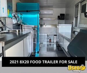 2021 8x20 Kitchen Food Trailer Fresh Water Tank Arizona for Sale