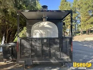 2021 8x24 Brick Pizza Oven Pizza Trailer Stainless Steel Wall Covers Idaho for Sale