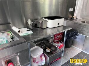 2021 Barbecue Concession Trailer Barbecue Food Trailer Prep Station Cooler Texas for Sale