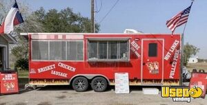 2021 Barbecue Concession Trailer Barbecue Food Trailer Texas for Sale