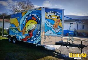 2021 Bbq Patio Style Concession Trailer Concession Window Florida for Sale