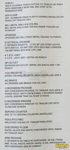 2021 Bbq Patio Style Concession Trailer Microwave Florida for Sale