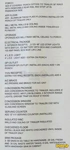 2021 Bbq Patio Style Concession Trailer Microwave Florida for Sale