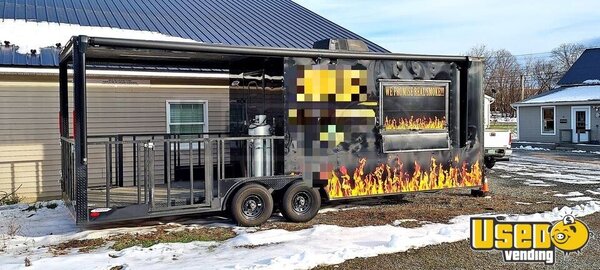 2021 Bbq Trailer Barbecue Food Trailer Vermont for Sale