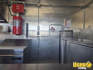 2021 Black 7 X 12 Concession Food Trailer Kitchen Food Trailer Exterior Customer Counter Arizona for Sale