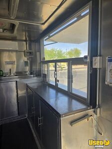 2021 Black 7 X 12 Concession Food Trailer Kitchen Food Trailer Fire Extinguisher Arizona for Sale