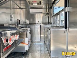 2021 Black 7 X 12 Concession Food Trailer Kitchen Food Trailer Spare Tire Arizona for Sale