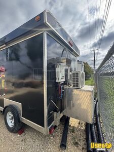2021 Black Kitchen Food Trailer Cabinets Texas for Sale