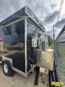 2021 Black Kitchen Food Trailer Cabinets Texas for Sale