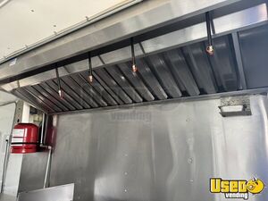 2021 Black Kitchen Food Trailer Exterior Lighting Texas for Sale