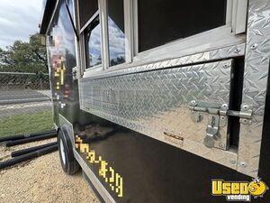 2021 Black Kitchen Food Trailer Insulated Walls Texas for Sale