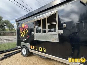 2021 Black Kitchen Food Trailer Texas for Sale