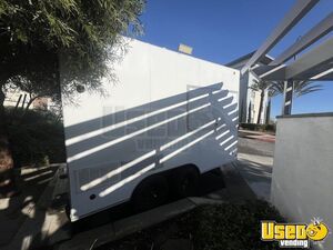 2021 Box Trailer Kitchen Food Trailer Diamond Plated Aluminum Flooring California for Sale