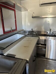 2021 Concession Kitchen Food Trailer Diamond Plated Aluminum Flooring Nevada for Sale