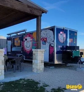 2021 Concession Trailer Kitchen Food Trailer Air Conditioning Texas for Sale