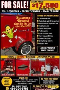 2021 Corn Corn Roasting Trailer Triple Sink Texas for Sale