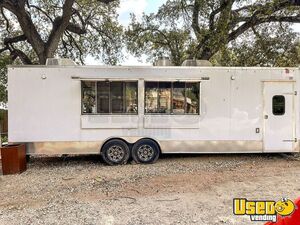 2021 28' Kitchen Food Concession Trailer with Fire Suppression & Bathroom for Sale in Texas!