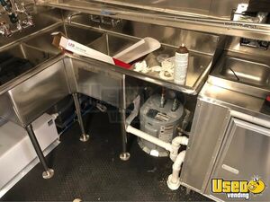 2021 Custom 30’ Kitchen Food Trailer Stainless Steel Wall Covers South Carolina Diesel Engine for Sale