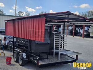 2021 Custom Open Bbq Smoker Trailer Bbq Smoker Florida for Sale
