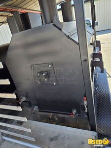 2021 Custom Open Bbq Smoker Trailer Gray Water Tank Florida for Sale
