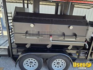 2021 Custom Open Bbq Smoker Trailer Warming Cabinet Florida for Sale