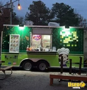 2021 - 8’ x 16’ Food Concession Trailer with 2022 Kitchen Build-Out for Sale in North Carolina!