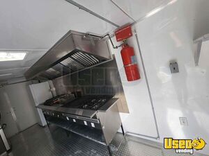 2021 Enclosed Kitchen Food Trailer Stainless Steel Wall Covers Texas for Sale