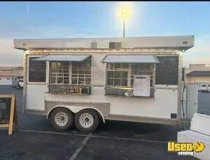 Fully Loaded - 2021 8' x 16'  Kitchen Food Concession Trailer with Pro-Fire System for Sale in Tennessee!