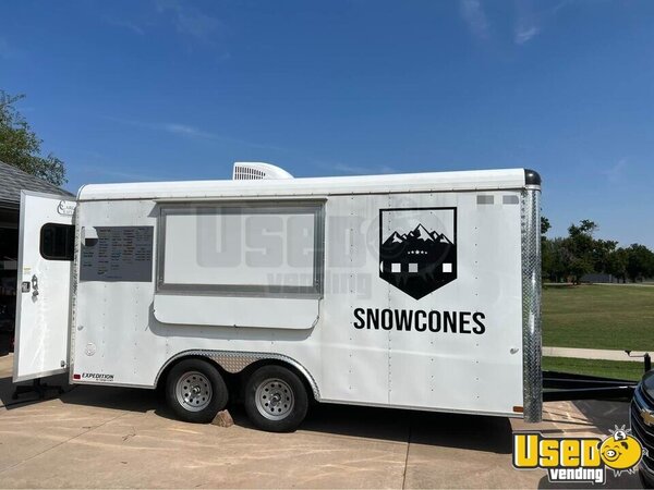 2021 Expedition Shaved Ice Concession Trailer + Shack Snowball Trailer Oklahoma for Sale