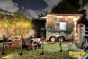 2021 Food Concession Trailer Concession Trailer Stainless Steel Wall Covers Florida for Sale