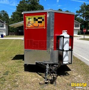 2021 Food Concession Trailer Kitchen Food Trailer Concession Window North Carolina for Sale