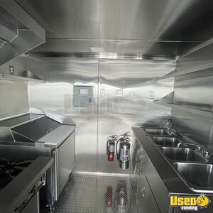 2021 Food Concession Trailer Kitchen Food Trailer Diamond Plated Aluminum Flooring Florida for Sale