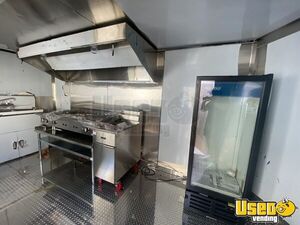 2021 Food Concession Trailer Kitchen Food Trailer Diamond Plated Aluminum Flooring Texas for Sale