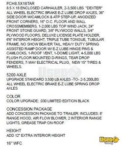 2021 Food Concession Trailer Kitchen Food Trailer Exhaust Hood Florida for Sale