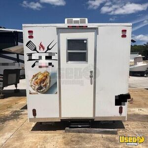 2021 Food Concession Trailer Kitchen Food Trailer Exterior Customer Counter Florida for Sale