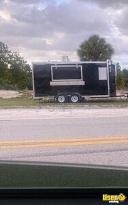 2021 Food Concession Trailer Kitchen Food Trailer Exterior Customer Counter Florida for Sale