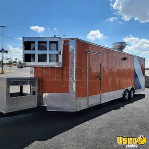 2021 Food Concession Trailer Kitchen Food Trailer Exterior Customer Counter Nevada for Sale