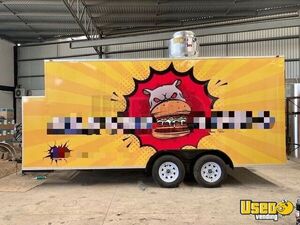 2021 Food Concession Trailer Kitchen Food Trailer Stainless Steel Wall Covers Minnesota for Sale