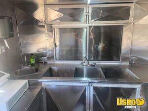 2021 Food Concession Trailer Kitchen Food Trailer Stainless Steel Wall Covers Texas for Sale