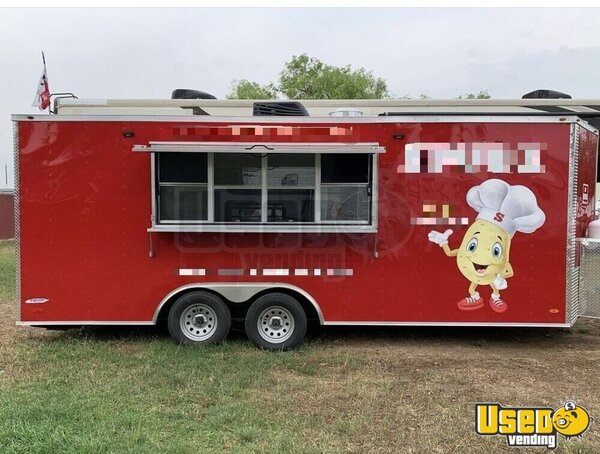 2021 Food Concession Trailer Kitchen Food Trailer Texas for Sale