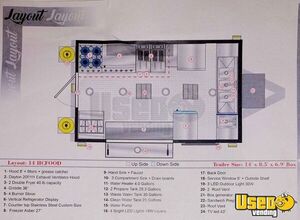 2021 Food Concession Trailer Kitchen Food Trailer Work Table Florida for Sale