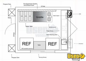 2021 Food Trailer Kitchen Food Trailer Insulated Walls Florida for Sale