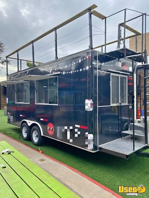 2021 Food Trailer Kitchen Food Trailer Texas for Sale