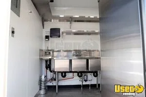 2021 Gooseneck Kitchen Food Concession Trailer Kitchen Food Trailer Exterior Lighting North Carolina for Sale